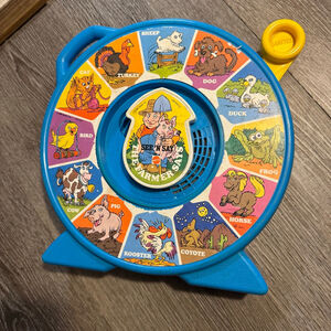 1989 Mattel See 'N Say Farmer Says Learning Toy
